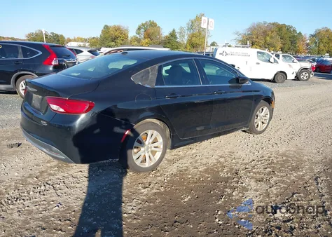 2016 Chrysler 200 Limited z USA, uszkodzony, nr VIN 1C3CCCAB4GN145078